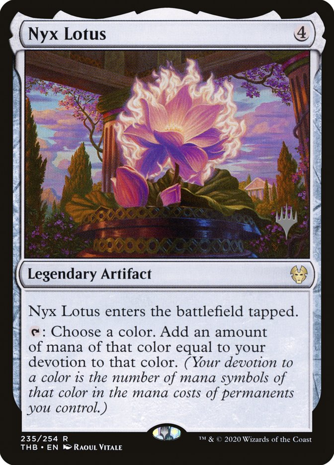 Nyx Lotus (Promo Pack) [Theros Beyond Death Promos] | Exor Games Summserside