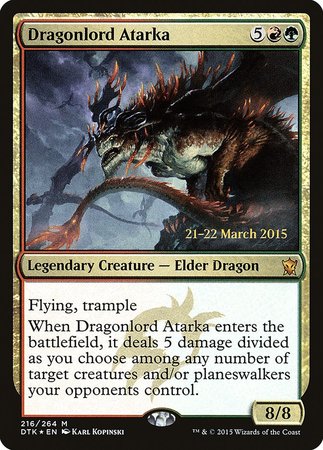 Dragonlord Atarka [Dragons of Tarkir Promos] | Exor Games Summserside