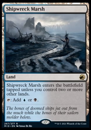 Shipwreck Marsh (Promo Pack) [Innistrad: Midnight Hunt Promos] | Exor Games Summserside