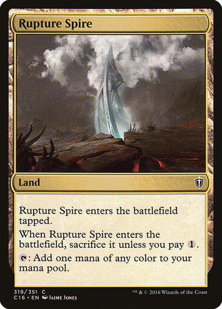 Rupture Spire [Commander 2016] | Exor Games Summserside