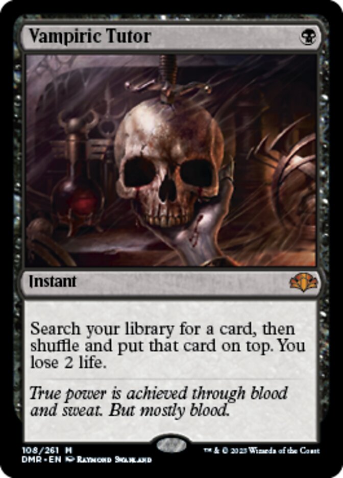 Vampiric Tutor [Dominaria Remastered] | Exor Games Summserside