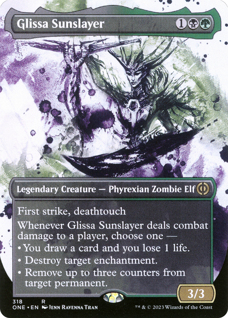 Glissa Sunslayer (Borderless Ichor) [Phyrexia: All Will Be One] | Exor Games Summserside