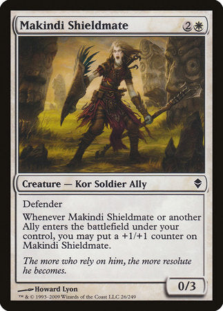 Makindi Shieldmate [Zendikar] | Exor Games Summserside