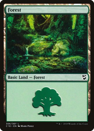 Forest (306) [Commander 2018] | Exor Games Summserside