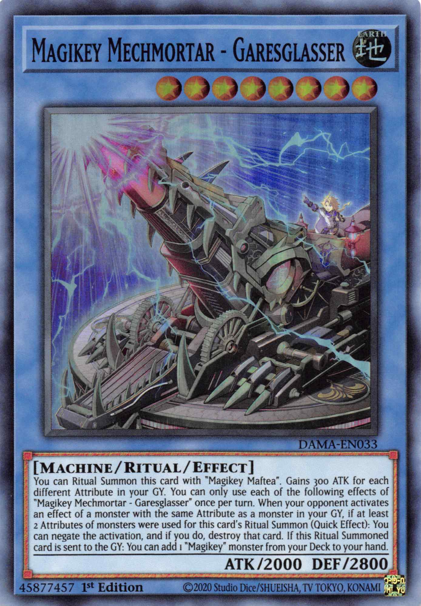 Magikey Mechmortar - Garesglasser [DAMA-EN033] Super Rare | Exor Games Summserside