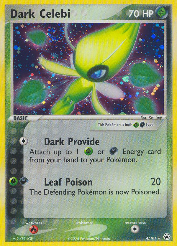 Dark Celebi (4/101) [EX: Hidden Legends] | Exor Games Summserside