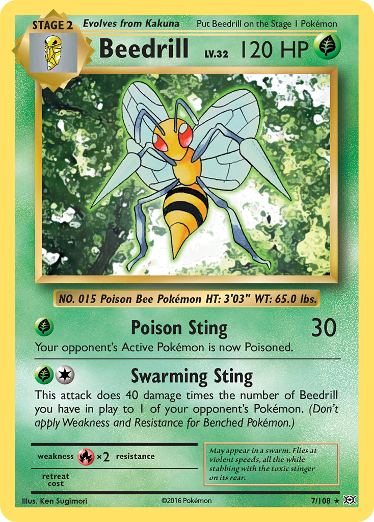 Beedrill (7/108) [XY: Evolutions] | Exor Games Summserside