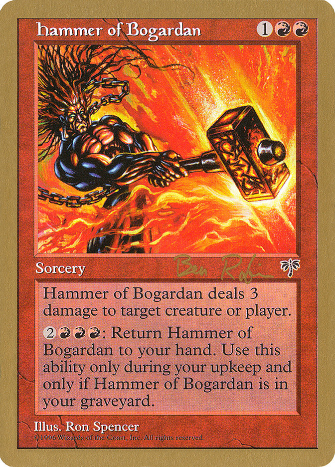 Hammer of Bogardan (Ben Rubin) [World Championship Decks 1998] | Exor Games Summserside