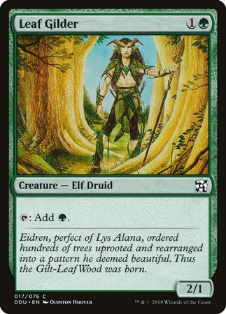 Leaf Gilder [Duel Decks: Elves vs. Inventors] | Exor Games Summserside