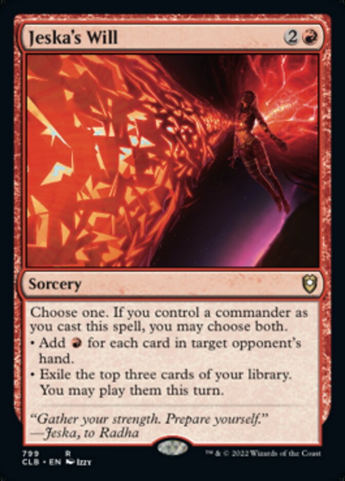 Jeska's Will [Commander Legends: Battle for Baldur's Gate] | Exor Games Summserside