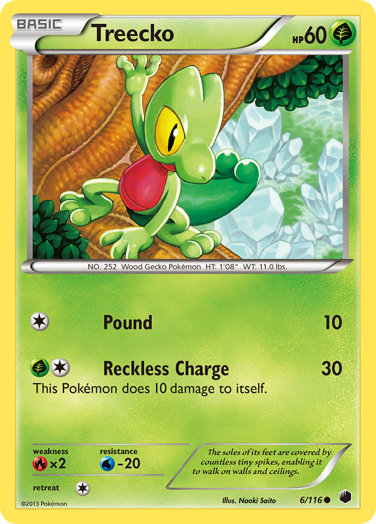 Treecko (6/116) [Black & White: Plasma Freeze] | Exor Games Summserside