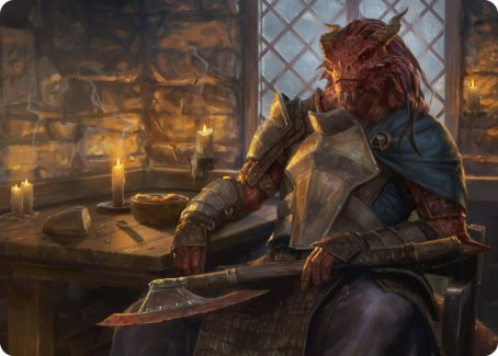 Jaded Sell-Sword Art Card [Dungeons & Dragons: Adventures in the Forgotten Realms Art Series] | Exor Games Summserside