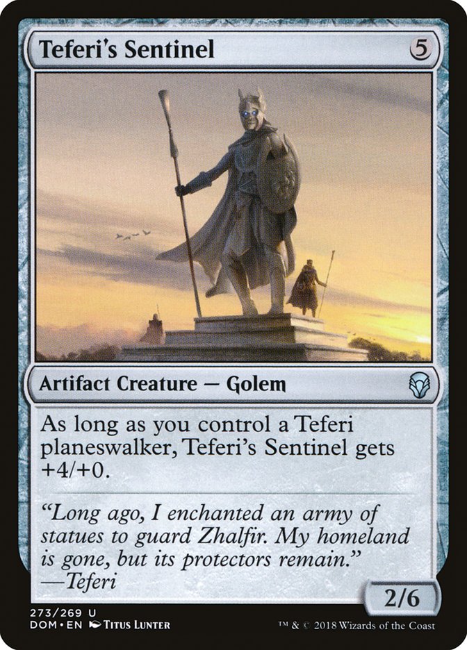 Teferi's Sentinel [Dominaria] | Exor Games Summserside