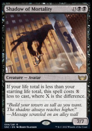 Shadow of Mortality (Promo Pack) [Streets of New Capenna Promos] | Exor Games Summserside