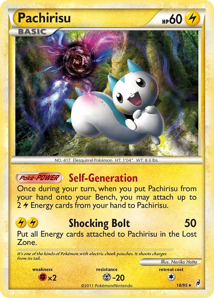 Pachirisu (18/95) [HeartGold & SoulSilver: Call of Legends] | Exor Games Summserside