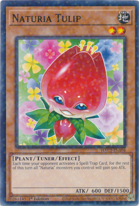 Naturia Tulip (Duel Terminal) [HAC1-EN104] Common | Exor Games Summserside