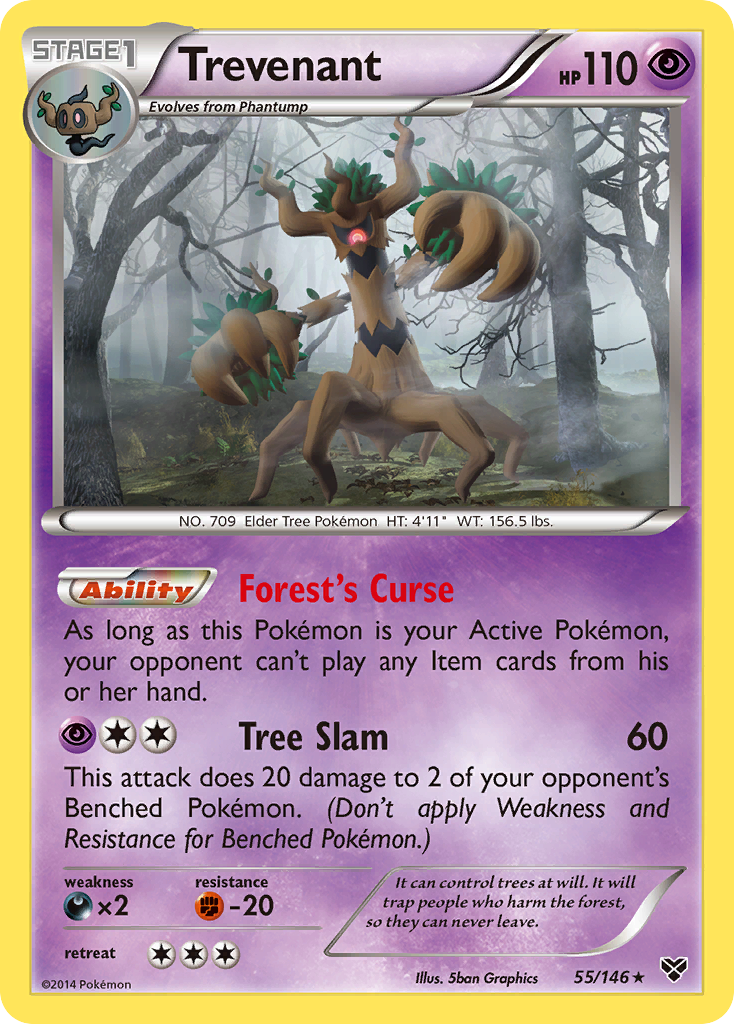 Trevenant (55/146) [XY: Base Set] | Exor Games Summserside