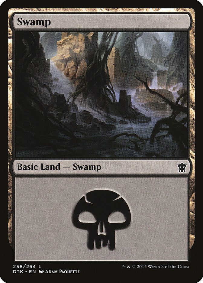 Swamp (258) [Dragons of Tarkir] | Exor Games Summserside