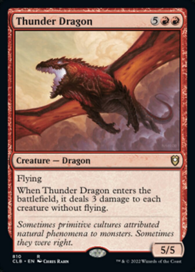 Thunder Dragon [Commander Legends: Battle for Baldur's Gate] | Exor Games Summserside