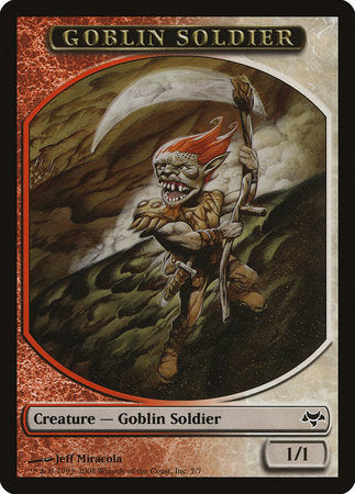 Goblin Soldier Token [Eventide Tokens] | Exor Games Summserside