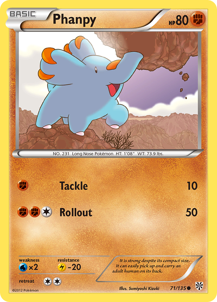 Phanpy (71/135) [Black & White: Plasma Storm] | Exor Games Summserside