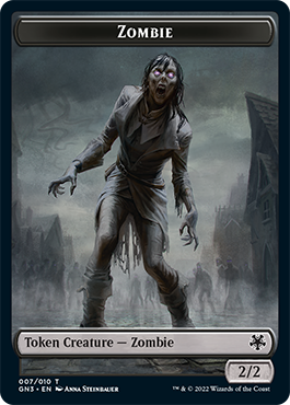 Zombie // Angel Double-Sided Token [Game Night: Free-for-All Tokens] | Exor Games Summserside