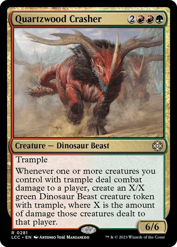 Quartzwood Crasher [The Lost Caverns of Ixalan Commander] | Exor Games Summserside