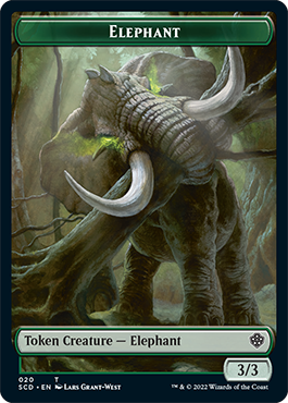 Elephant // Thopter Double-Sided Token [Starter Commander Decks] | Exor Games Summserside