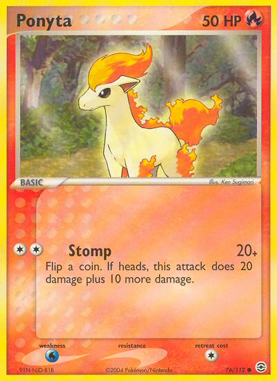 Ponyta (76/112) [EX: FireRed & LeafGreen] | Exor Games Summserside