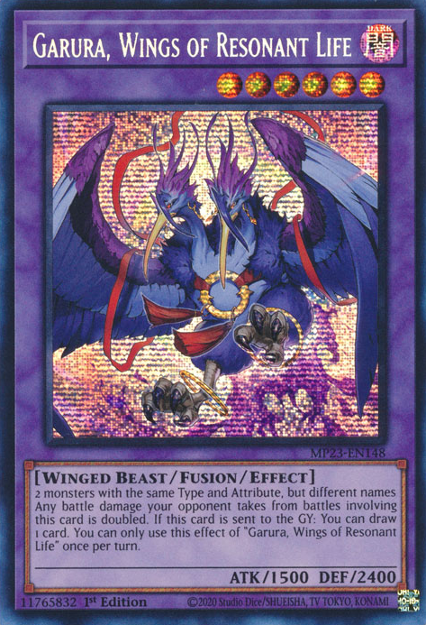 Garura, Wings of Resonant Life [MP23-EN148] Prismatic Secret Rare | Exor Games Summserside