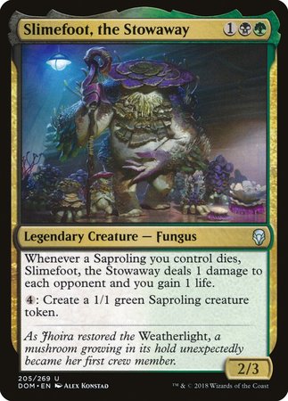 Slimefoot, the Stowaway [Dominaria] | Exor Games Summserside