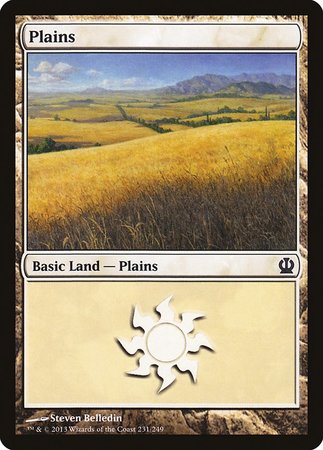 Plains (231) [Theros] | Exor Games Summserside