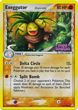 Exeggutor (41/110) (Delta Species) (Stamped) [EX: Holon Phantoms] | Exor Games Summserside