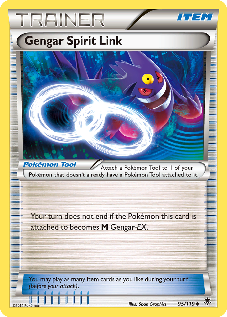 Gengar Spirit Link (95/119) [XY: Phantom Forces] | Exor Games Summserside