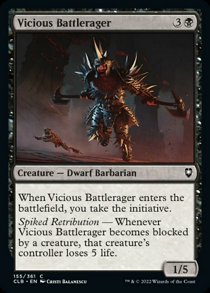 Vicious Battlerager [Commander Legends: Battle for Baldur's Gate] | Exor Games Summserside