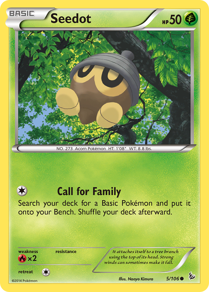 Seedot (5/106) [XY: Flashfire] | Exor Games Summserside