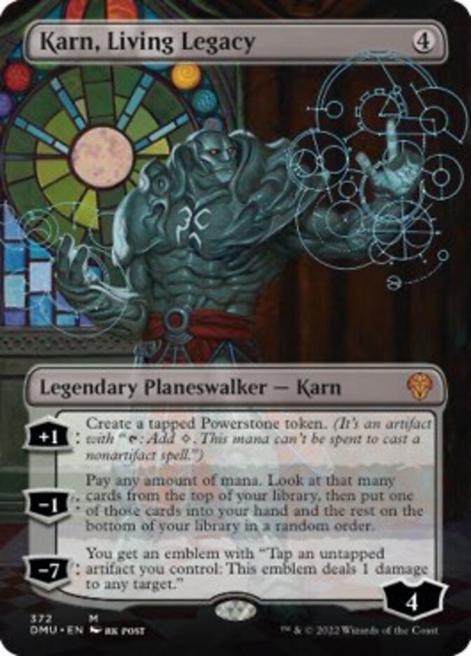 Karn, Living Legacy (Borderless) [Dominaria United] | Exor Games Summserside