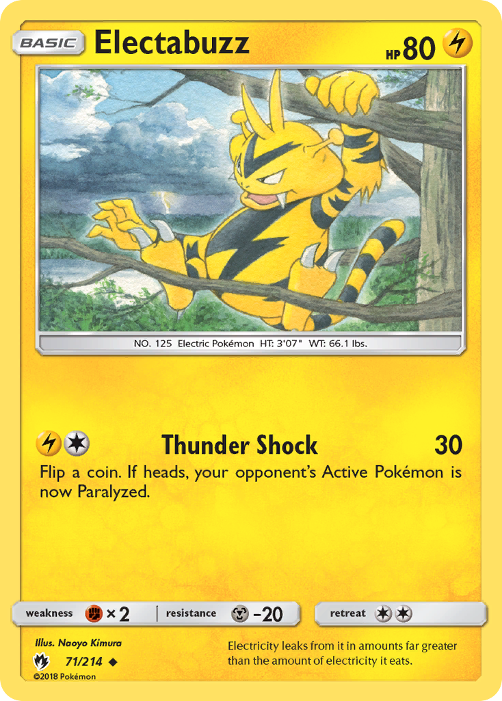 Electabuzz (71/214) [Sun & Moon: Lost Thunder] | Exor Games Summserside