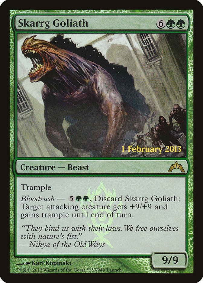 Skarrg Goliath (Launch) [Gatecrash Prerelease Promos] | Exor Games Summserside