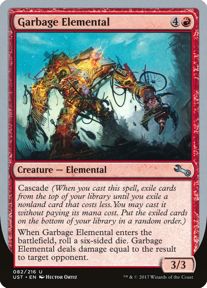 Garbage Elemental (3/3 Creature) [Unstable] | Exor Games Summserside