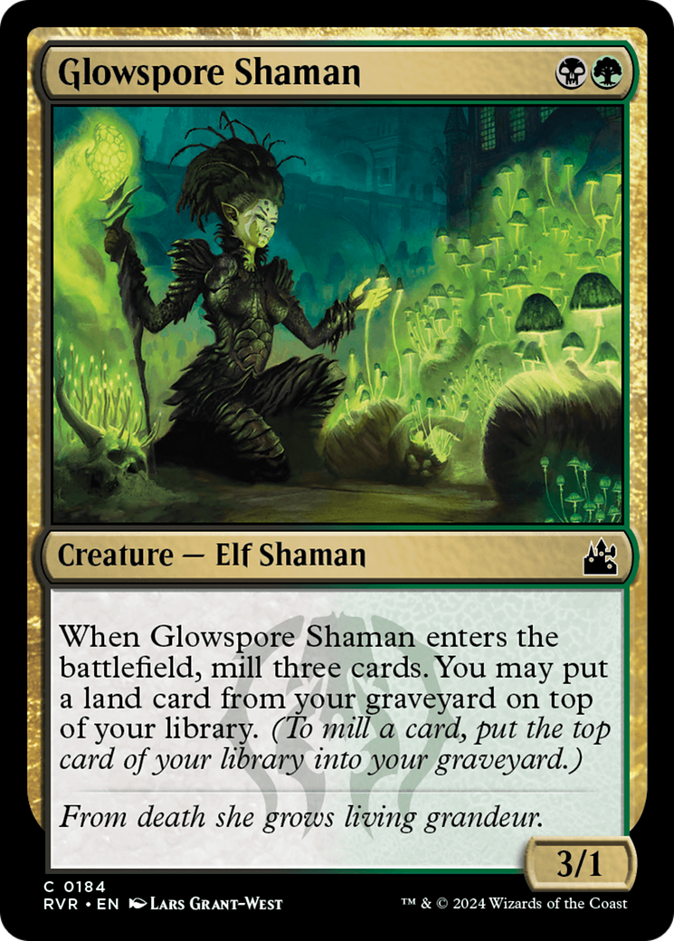 Glowspore Shaman [Ravnica Remastered] | Exor Games Summserside