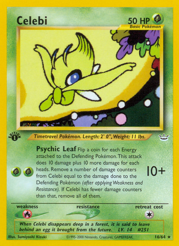 Celebi (16/64) [Neo Revelation 1st Edition] | Exor Games Summserside