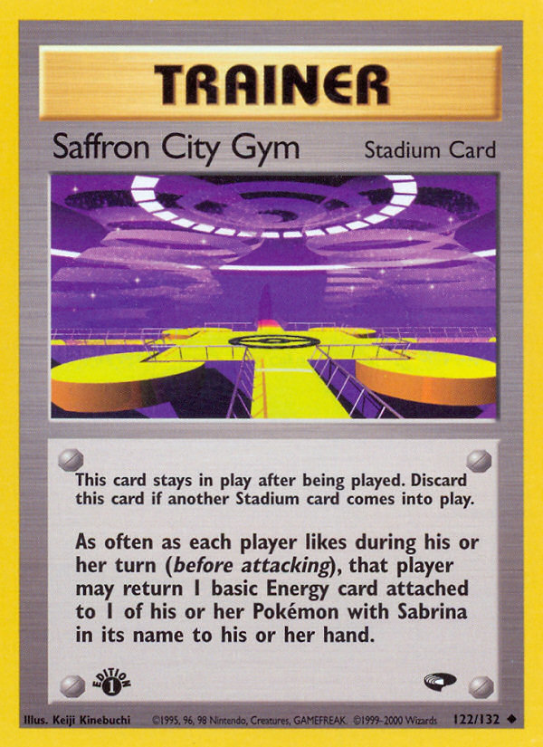 Saffron City Gym (122/132) [Gym Challenge 1st Edition] | Exor Games Summserside