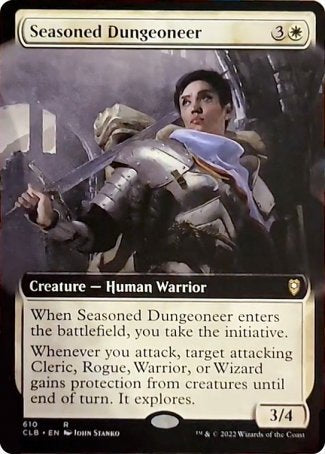 Seasoned Dungeoneer (Extended Art) [Commander Legends: Battle for Baldur's Gate] | Exor Games Summserside