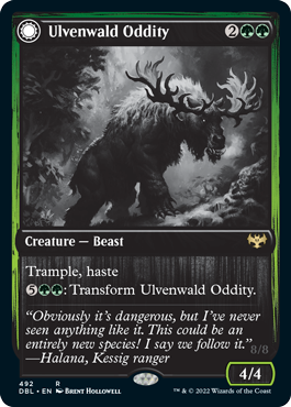 Ulvenwald Oddity // Ulvenwald Behemoth [Innistrad: Double Feature] | Exor Games Summserside