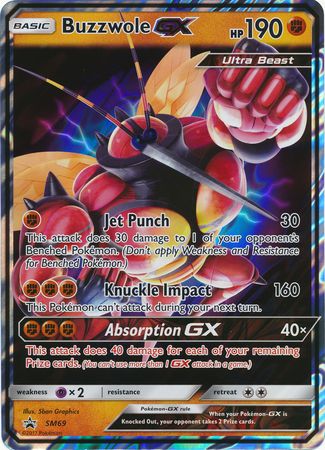 Buzzwole GX (SM69) (Jumbo Card) [Sun & Moon: Black Star Promos] | Exor Games Summserside