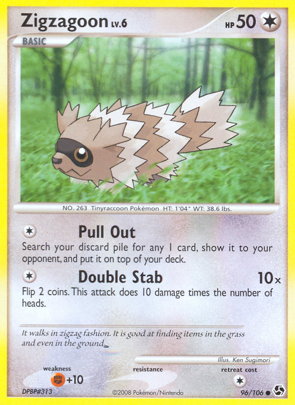 Zigzagoon (96/106) [Diamond & Pearl: Great Encounters] | Exor Games Summserside