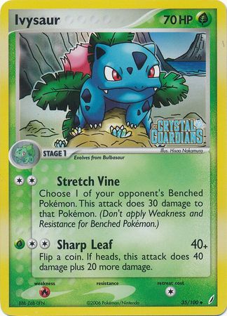 Ivysaur (35/100) (Stamped) [EX: Crystal Guardians] | Exor Games Summserside