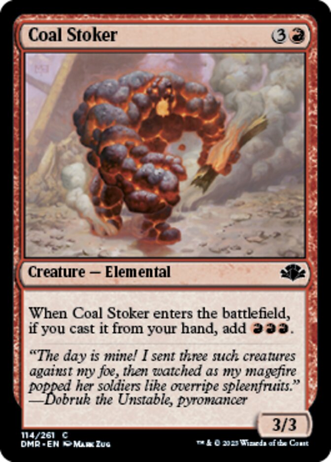 Coal Stoker [Dominaria Remastered] | Exor Games Summserside