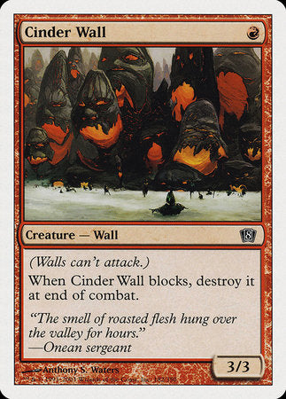 Cinder Wall [Eighth Edition] | Exor Games Summserside